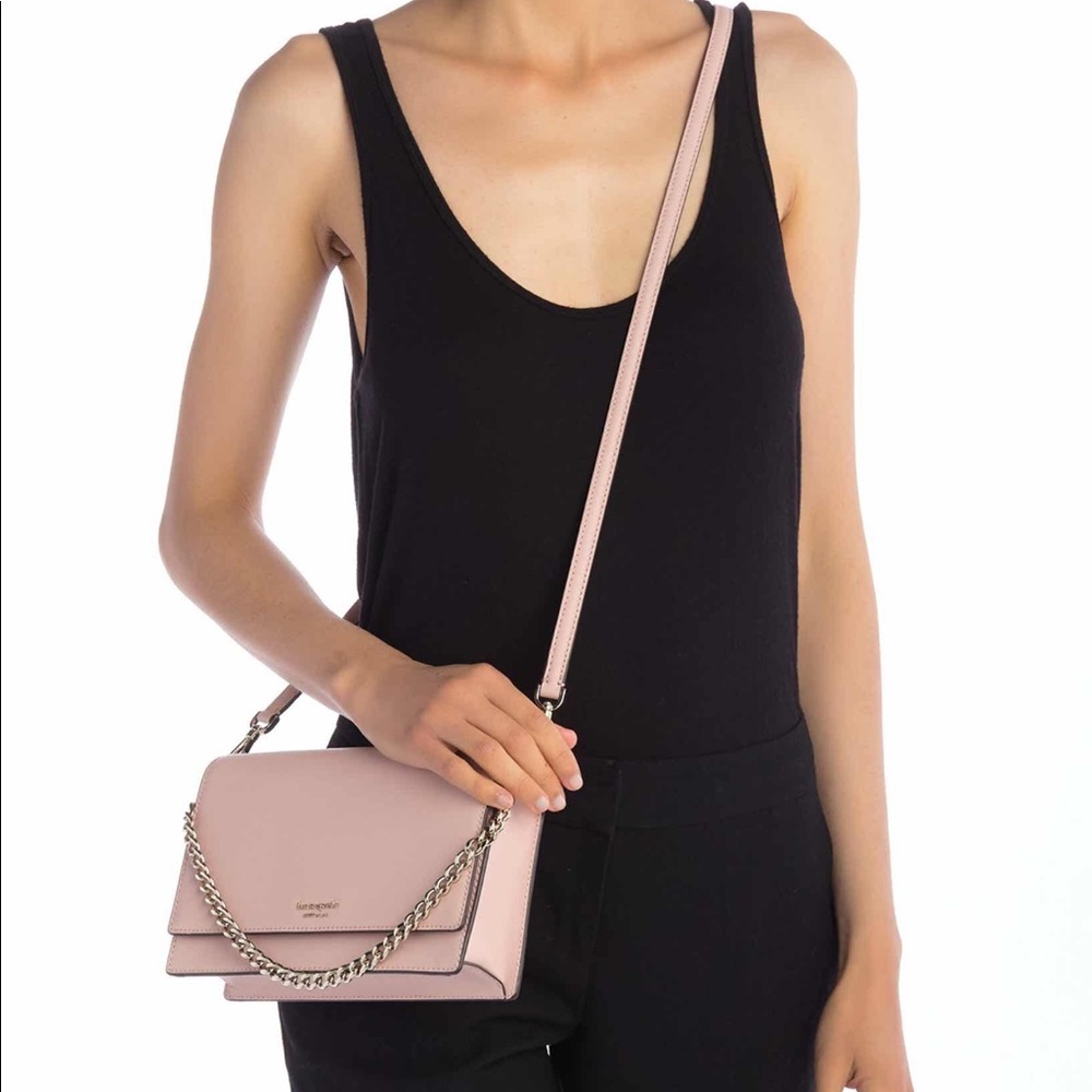 Kate Spade Pink Convertible Crossbody Purse NEW